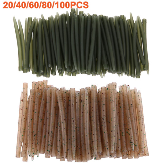 100PCS Terminal Carp Fishing Anti Tangle Sleeves