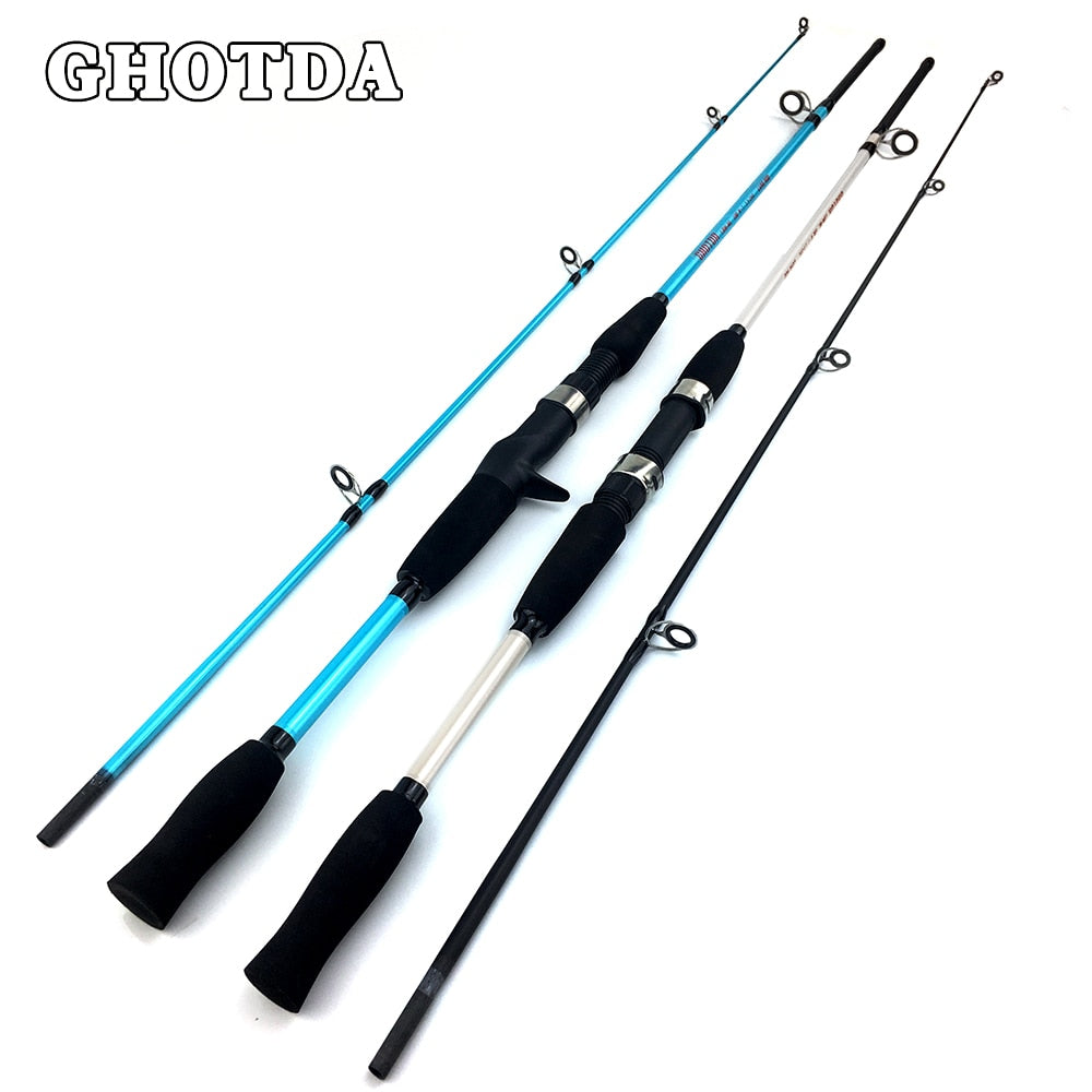 1.5M 1.8M M Power Lure Rod Casting Spinning Wt 3g-21g Ultra Light Boat Lure Fishing Rod