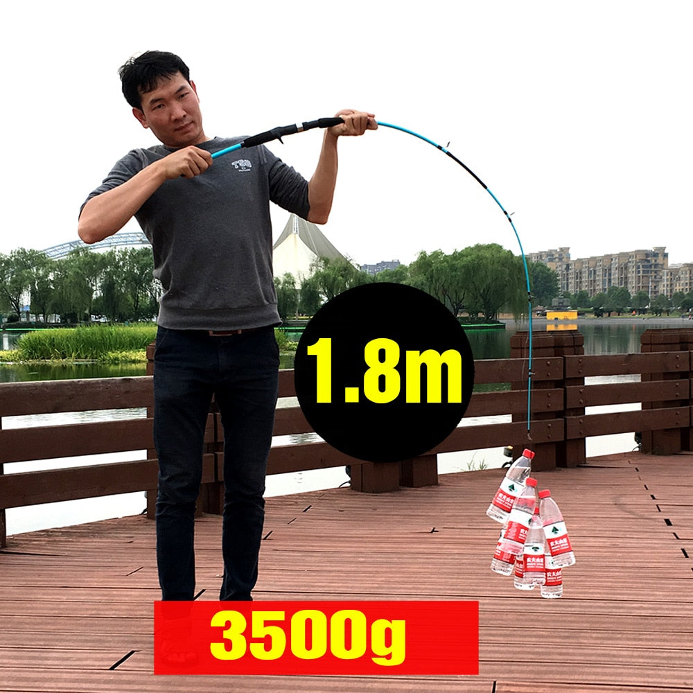 1.5M 1.8M M Power Lure Rod Casting Spinning Wt 3g-21g Ultra Light Boat Lure Fishing Rod