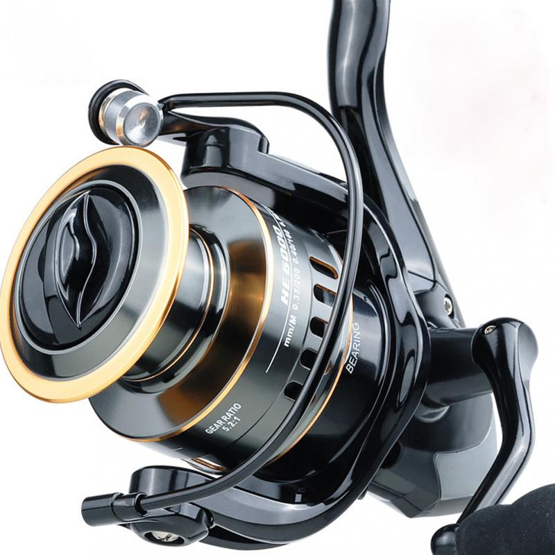 HE500-7000 Max Drag 10kg Spare Metal Spool Grip Saltwater Fresh Water Spinning Reel