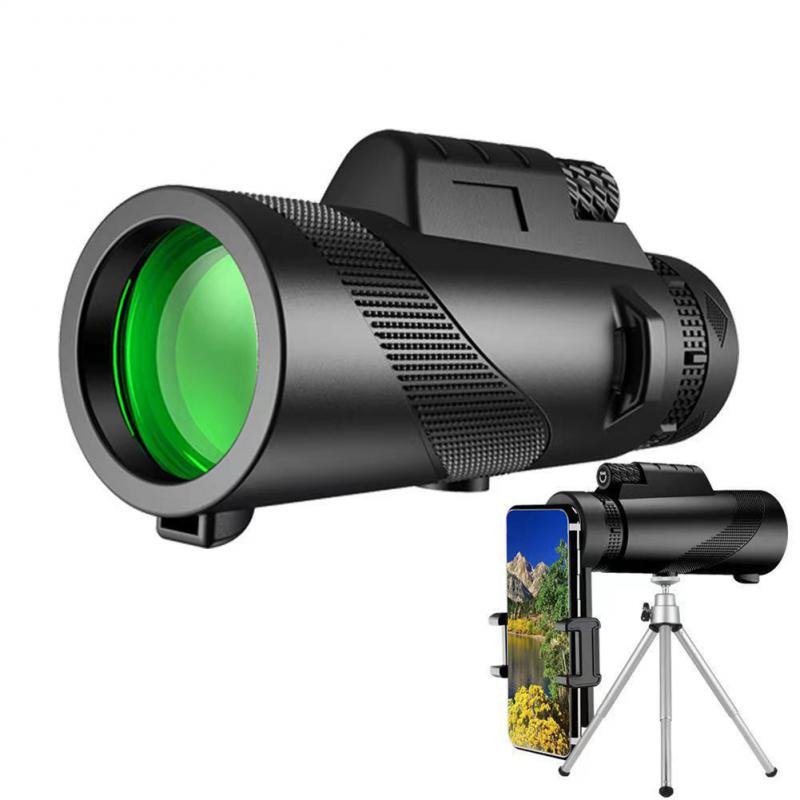 HD 80x100 Professional Telescope Monocular Powerful Binoculars Long Range Waterproof Pocket Zoom Night