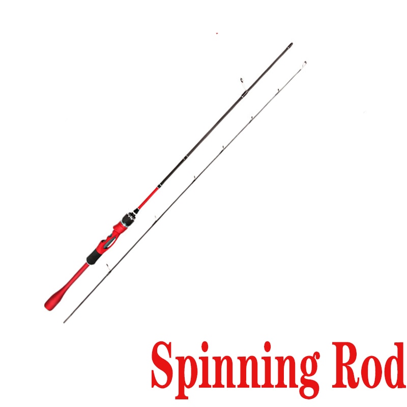 Fishing Rod Carbon Fiber Spinning/casting Fishing Pole Bait WT 2-8g Line WT 2-6LB ML Solid Top Lure