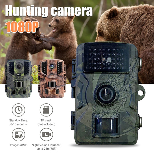 20MP 1080P HD Hunting IP66 Waterproof Infrared Night Vision Motion Activated Surveillance Trap Camera