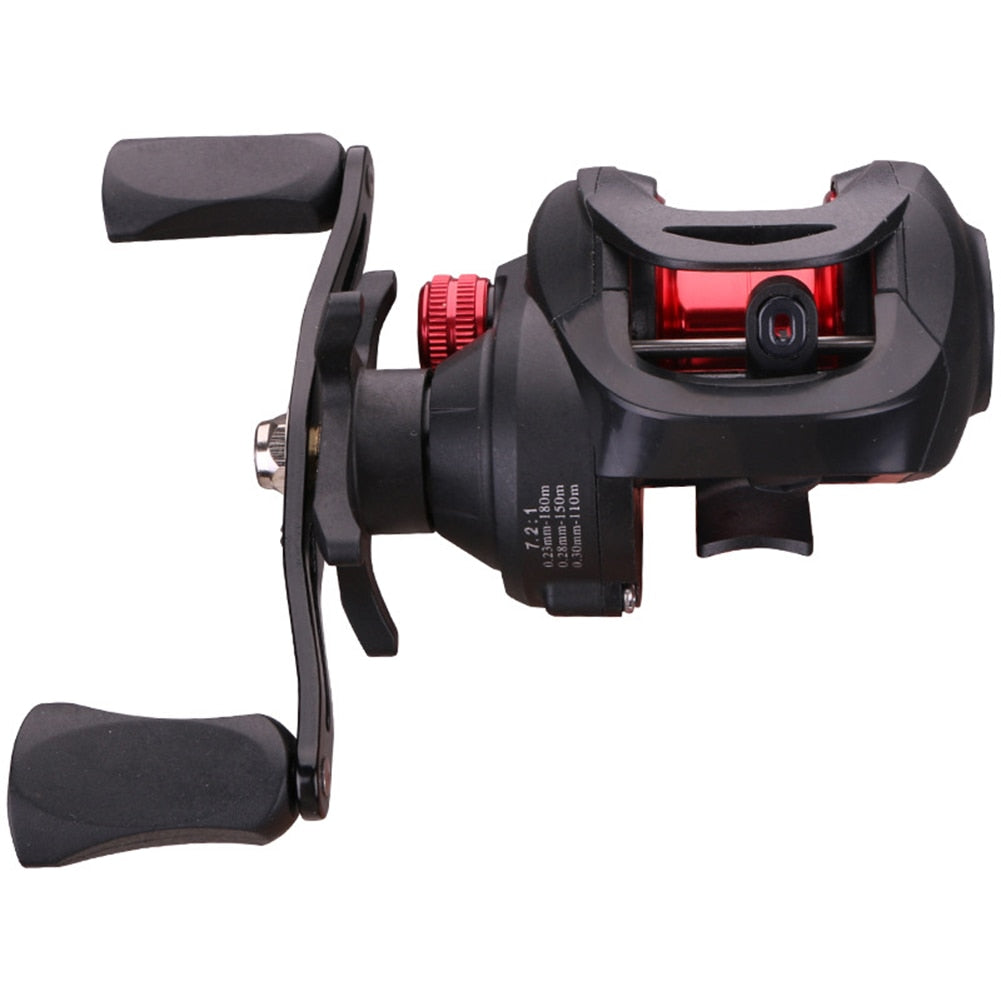 Magnetic Braking System Fishing Wheel Ultra Smooth Bait Casting Reel 7.1:2 High Speed 18+1