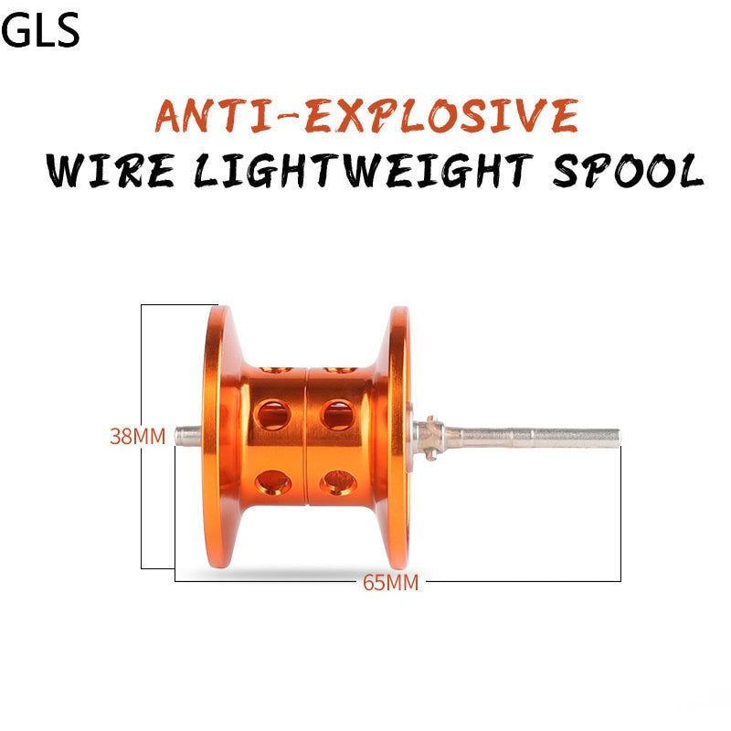 Lightweight Spool 6.3:1 Gear Ratio Baitcasting Fishing Wheel