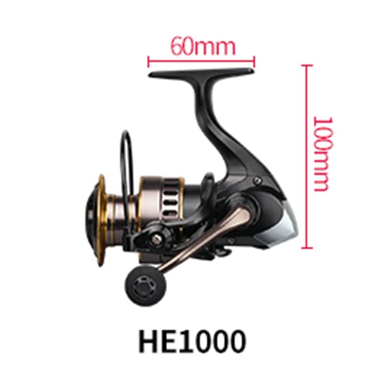 HE500-7000 Max Drag 10kg Spare Metal Spool Grip Saltwater Fresh Water Spinning Reel