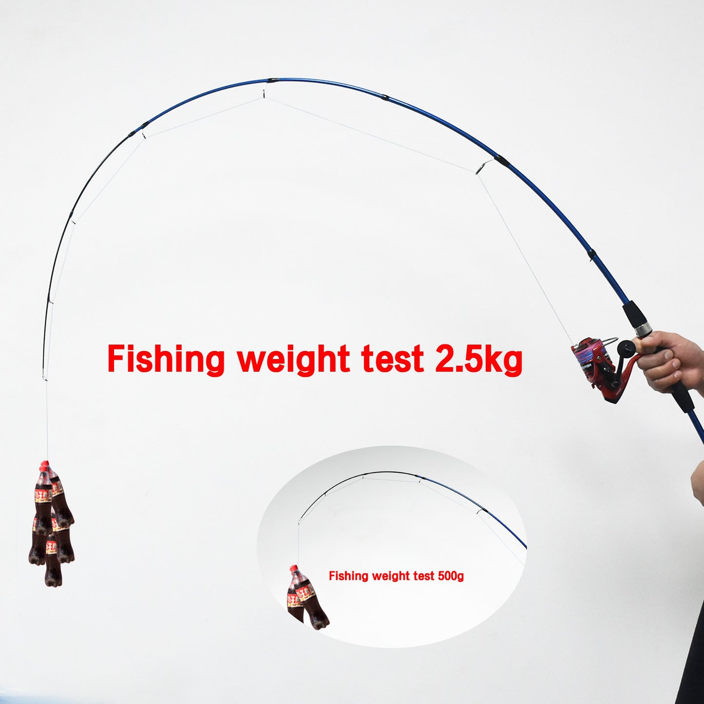 Baitcasting Spinning Mini Fishing Rod 4/5  Section 1.8/2.1mTravel Carbon Casting Weight 5-20g Fast Ultralight Lure Pole