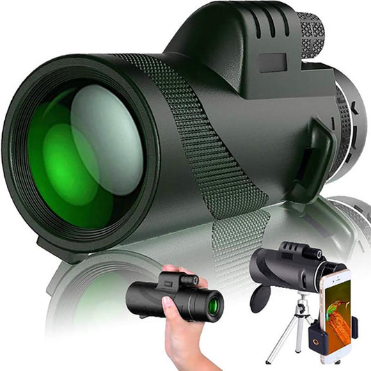 HD 80x100 Professional Telescope Monocular Powerful Binoculars Long Range Waterproof Pocket Zoom Night